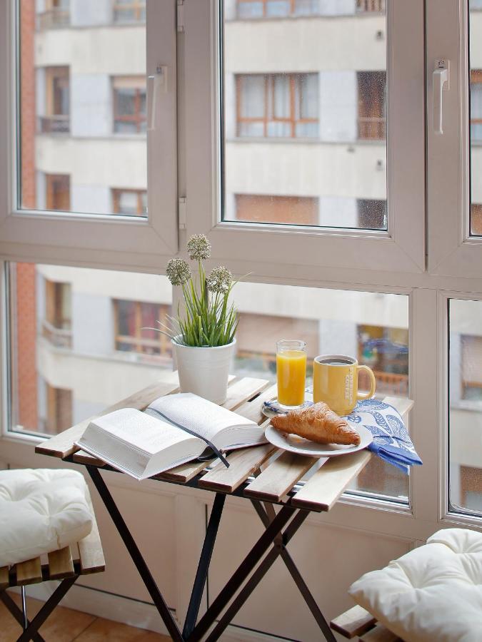 115A - Amplia Vivienda En Playa San Lorenzo Gijón Exteriör bild